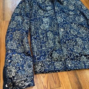 Sequin jacket size large